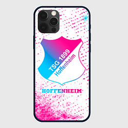 Чехол для iPhone 12 Pro Max Hoffenheim neon gradient style, цвет: 3D-черный