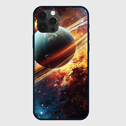 Чехол для iPhone 12 Pro Max Большая планета, цвет: 3D-черный