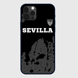 Чехол для iPhone 12 Pro Max Sevilla sport на темном фоне посередине, цвет: 3D-черный