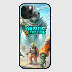 Чехол для iPhone 12 Pro Max Abiotic Factor монстры снаружи, цвет: 3D-черный