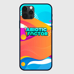 Чехол для iPhone 12 Pro Max Abiotic Factor цветное безумие, цвет: 3D-черный