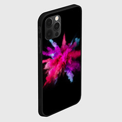 Чехол для iPhone 12 Pro Max Яркий разлетающийся песок, цвет: 3D-черный — фото 2