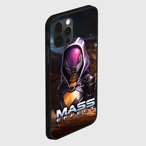 Чехол iPhone 12 Pro Max Mass Effect ТалиЗора аватар / 3D-Черный – фото 2
