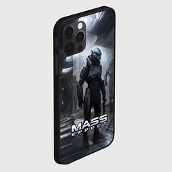 Чехол для iPhone 12 Pro Max Mass Effect game - пришелец, цвет: 3D-черный — фото 2