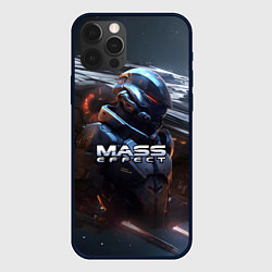 Чехол для iPhone 12 Pro Max Mass Effect game space, цвет: 3D-черный