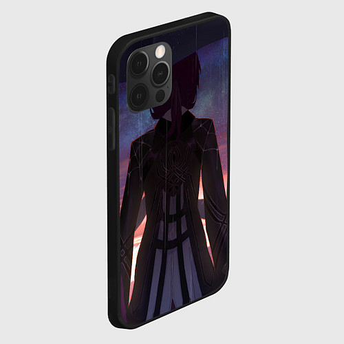 Чехол iPhone 12 Pro Max Honkai Star Rail Kafka / 3D-Черный – фото 2