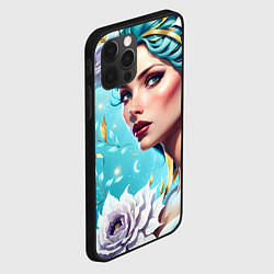 Чехол для iPhone 12 Pro Max Фантастическая леди, цвет: 3D-черный — фото 2