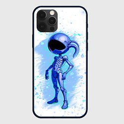 Чехол для iPhone 12 Pro Max Инопланетянин среди звезд - An alien among the sta, цвет: 3D-черный