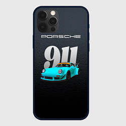 Чехол для iPhone 12 Pro Max Porsche 911 спортивный автомобиль, цвет: 3D-черный