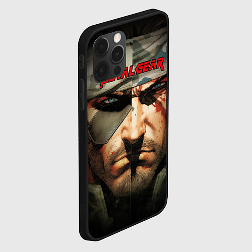 Чехол iPhone 12 Pro Max Metal gear Venom Snake / 3D-Черный – фото 2