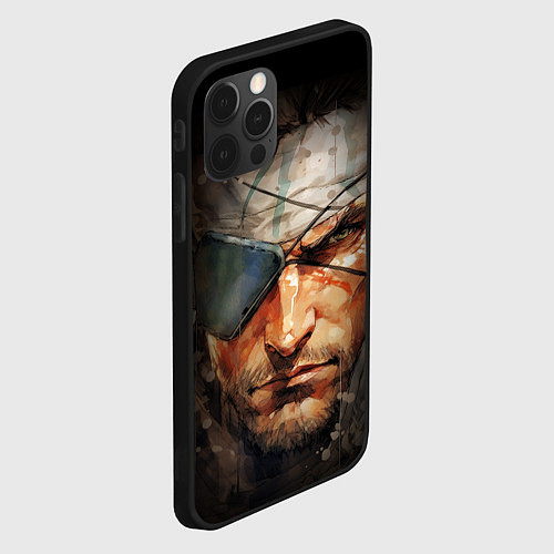 Чехол iPhone 12 Pro Max Metal gear Venom Snake / 3D-Черный – фото 2