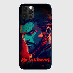 Чехол для iPhone 12 Pro Max Веном Снейк Metal gear game, цвет: 3D-черный