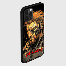 Чехол для iPhone 12 Pro Max Веном Снейк Metal gear game, цвет: 3D-черный — фото 2