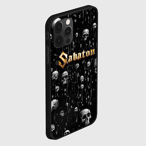 Чехол iPhone 12 Pro Max Sabaton - rock / 3D-Черный – фото 2