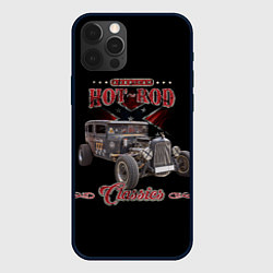 Чехол для iPhone 12 Pro Max Классический хот-род в rat стиле, цвет: 3D-черный