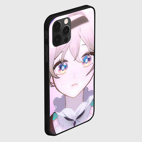 Чехол iPhone 12 Pro Max Honkai Star Rail Firefly smile / 3D-Черный – фото 2