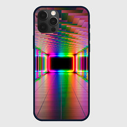 Чехол для iPhone 12 Pro Max Светящаяся неоновая галерея, цвет: 3D-черный