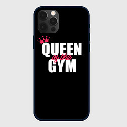 Чехол для iPhone 12 Pro Max Queen of the gym - crown, цвет: 3D-черный