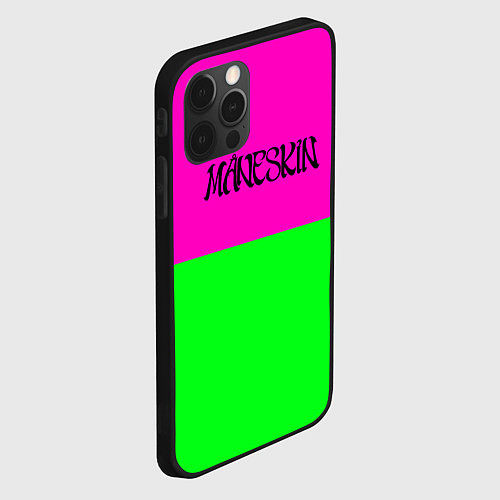 Чехол iPhone 12 Pro Max Maneskin rock / 3D-Черный – фото 2