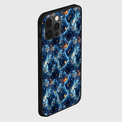 Чехол для iPhone 12 Pro Max Лесной волк, цвет: 3D-черный — фото 2