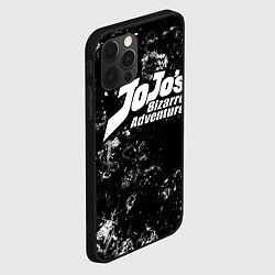 Чехол для iPhone 12 Pro Max JoJo Bizarre Adventure black ice, цвет: 3D-черный — фото 2
