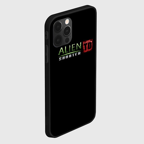 Чехол iPhone 12 Pro Max Alien Shooter / 3D-Черный – фото 2