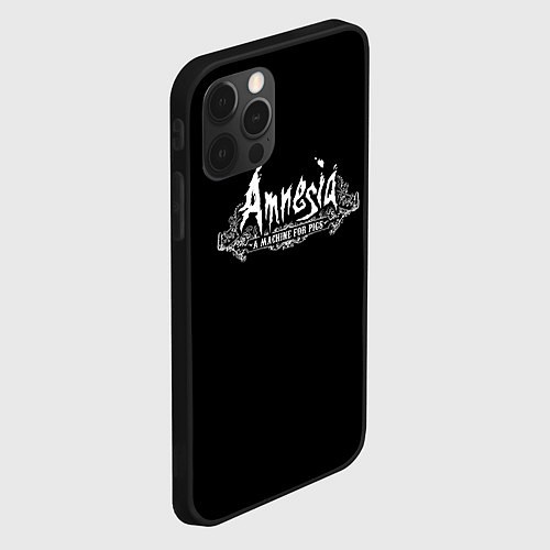 Чехол iPhone 12 Pro Max Амнезия хоррор / 3D-Черный – фото 2