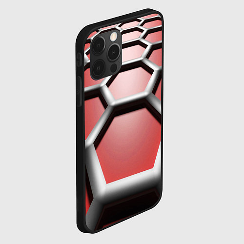 Чехол iPhone 12 Pro Max Броня робота / 3D-Черный – фото 2