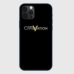 Чехол для iPhone 12 Pro Max Civilization, цвет: 3D-черный
