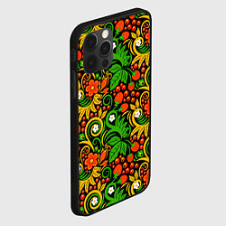 Чехол для iPhone 12 Pro Max Русский узор, цвет: 3D-черный — фото 2