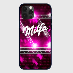 Чехол для iPhone 12 Pro Max Milfa в стиле milka, цвет: 3D-черный