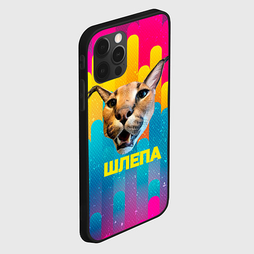 Чехол iPhone 12 Pro Max Голова Шлепы / 3D-Черный – фото 2