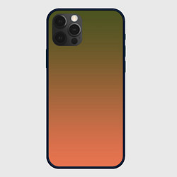 Чехол для iPhone 12 Pro Max Абстрактный градиент, цвет: 3D-черный