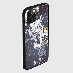 Чехол для iPhone 12 Pro Max Газетная страничка, цвет: 3D-черный — фото 2