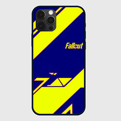 Чехол для iPhone 12 Pro Max Fallout film geometry, цвет: 3D-черный