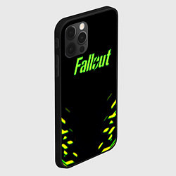 Чехол для iPhone 12 Pro Max Fallout кислотный апокалипсис, цвет: 3D-черный — фото 2