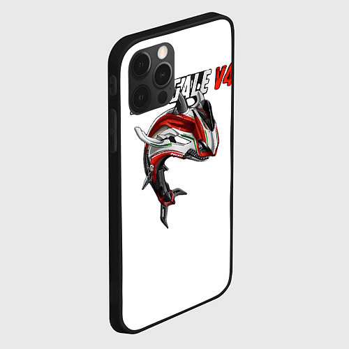 Чехол iPhone 12 Pro Max Ducati Panigale V4 shark / 3D-Черный – фото 2