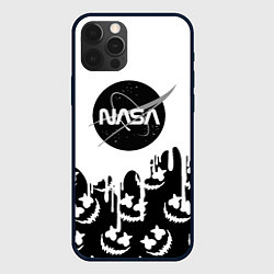 Чехол для iPhone 12 Pro Max Marshmello x Nasa, цвет: 3D-черный