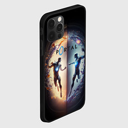 Чехол для iPhone 12 Pro Max Люди в портале, цвет: 3D-черный — фото 2
