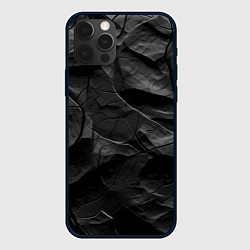 Чехол iPhone 12 Pro Max Текстура темной скалы