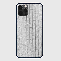 Чехол для iPhone 12 Pro Max Текстура серого камня, цвет: 3D-черный