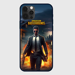 Чехол для iPhone 12 Pro Max PUBG персонаж после взрыва, цвет: 3D-черный