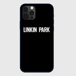 Чехол для iPhone 12 Pro Max Linkin park rock white, цвет: 3D-черный