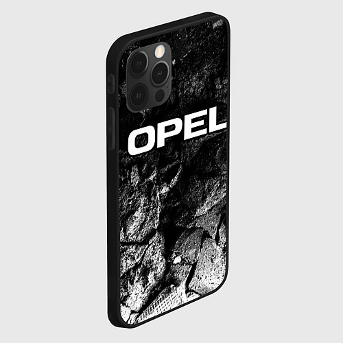 Чехол iPhone 12 Pro Max Opel black graphite / 3D-Черный – фото 2