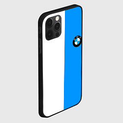 Чехол для iPhone 12 Pro Max BMW sport blue white, цвет: 3D-черный — фото 2