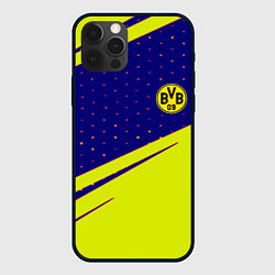 Чехол для iPhone 12 Pro Max Borussia logo geometry, цвет: 3D-черный