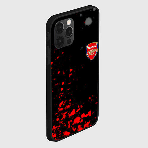 Чехол iPhone 12 Pro Max Arsenal spash / 3D-Черный – фото 2