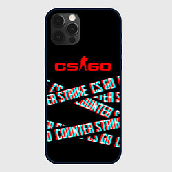 Чехол для iPhone 12 Pro Max Counter strike glitch, цвет: 3D-черный
