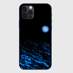 Чехол для iPhone 12 Pro Max Napoli fc club texture, цвет: 3D-черный