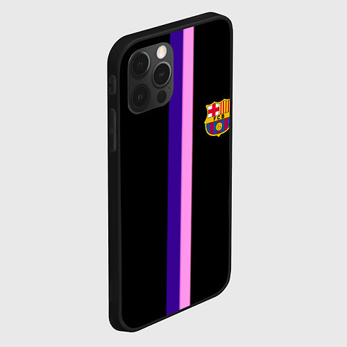 Чехол iPhone 12 Pro Max Barcelona line / 3D-Черный – фото 2